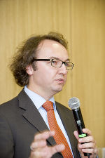 Dr. Mario J. Müller - Vertreter des Forschungsrat Steiermark und Teilnehmer an der Diskussion © Foto Fischer Dr. Mario J. Müller - Vertreter des Forschungsrat Steiermark und Teilnehmer an der Diskussion